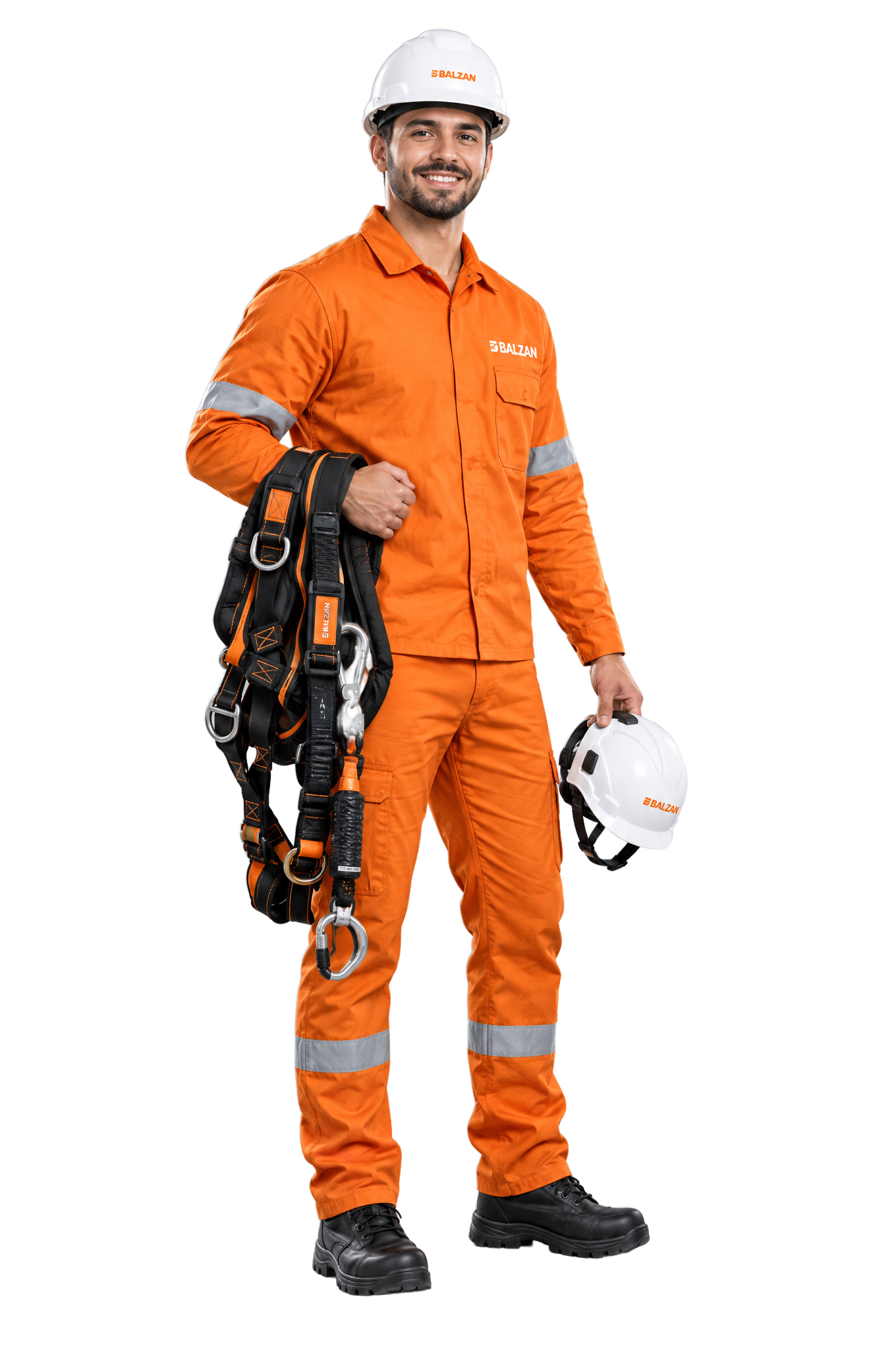 Técnico da Balzan Equipamentos entregando kit